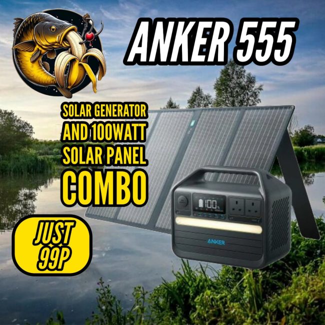 WIN THIS ANKER 555 SOLAR GENERATOR  + 100W SOLAR PANEL WORTH OVER £1100